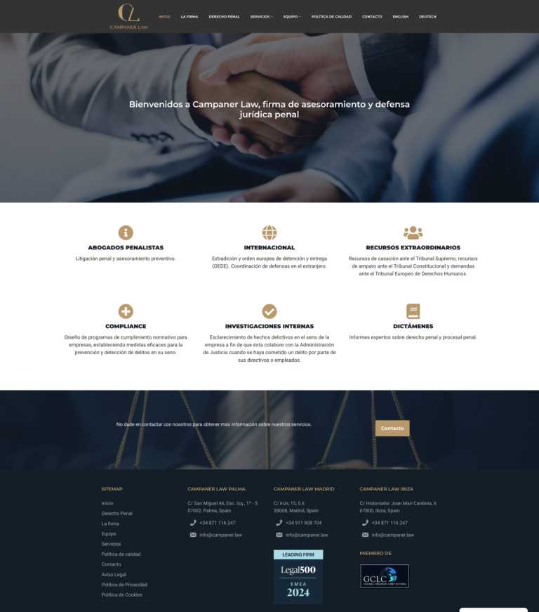 Web de Campaner Law